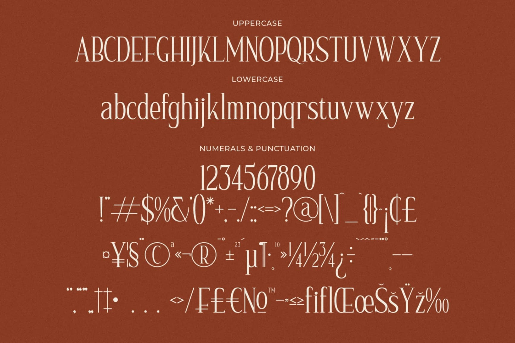 Preview 13 for Nerhole – Modern Serif Font