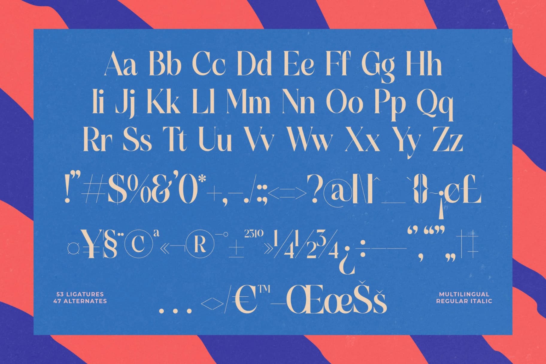 Preview 15 for Galactic Knights - Modern Serif Font