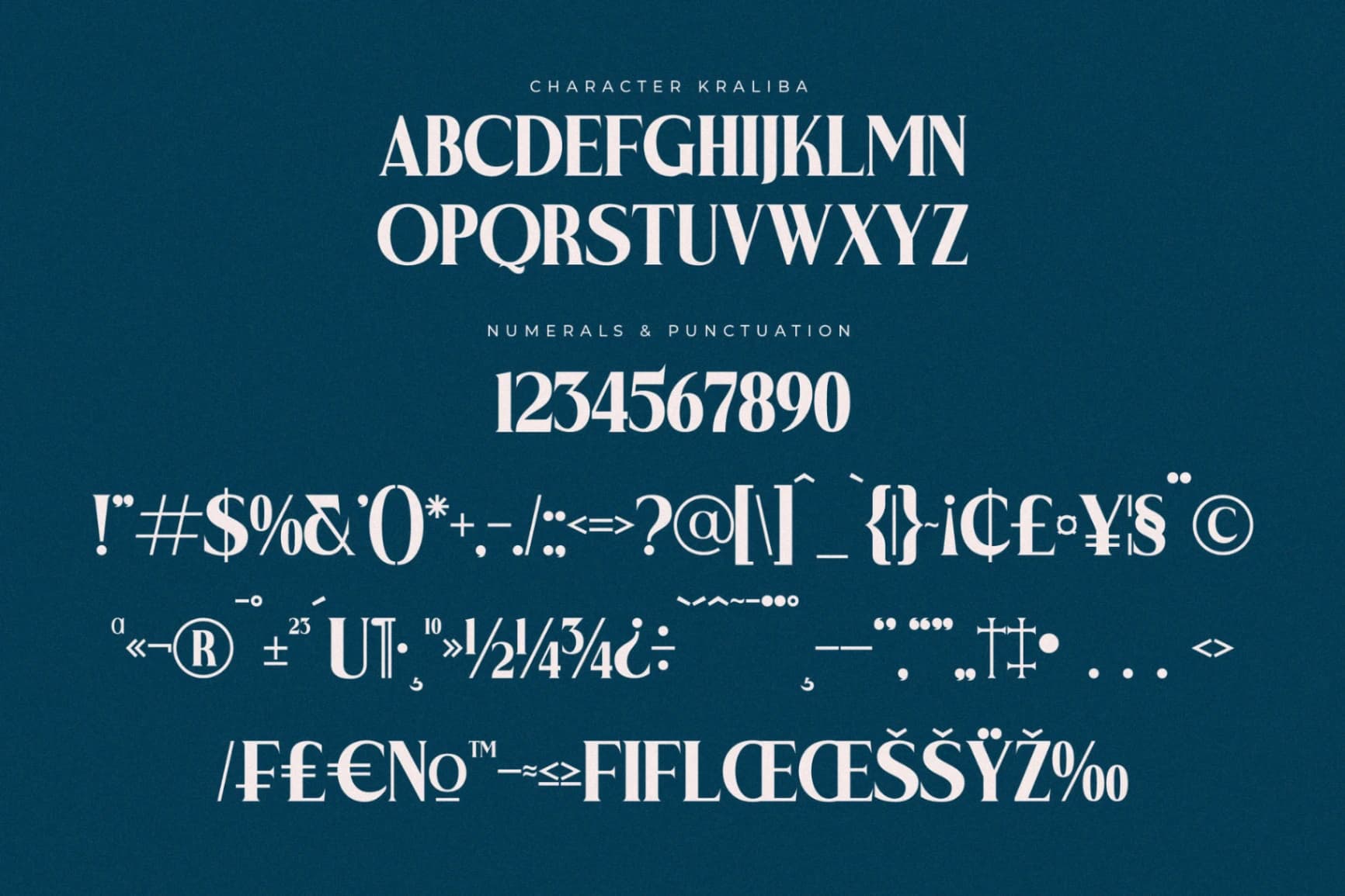 Preview 13 for Kraliba – Modern Display Serif