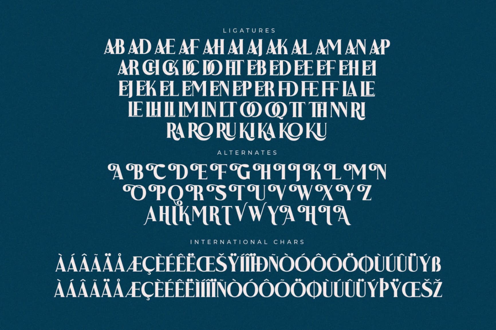 Preview 14 for Kraliba – Modern Display Serif
