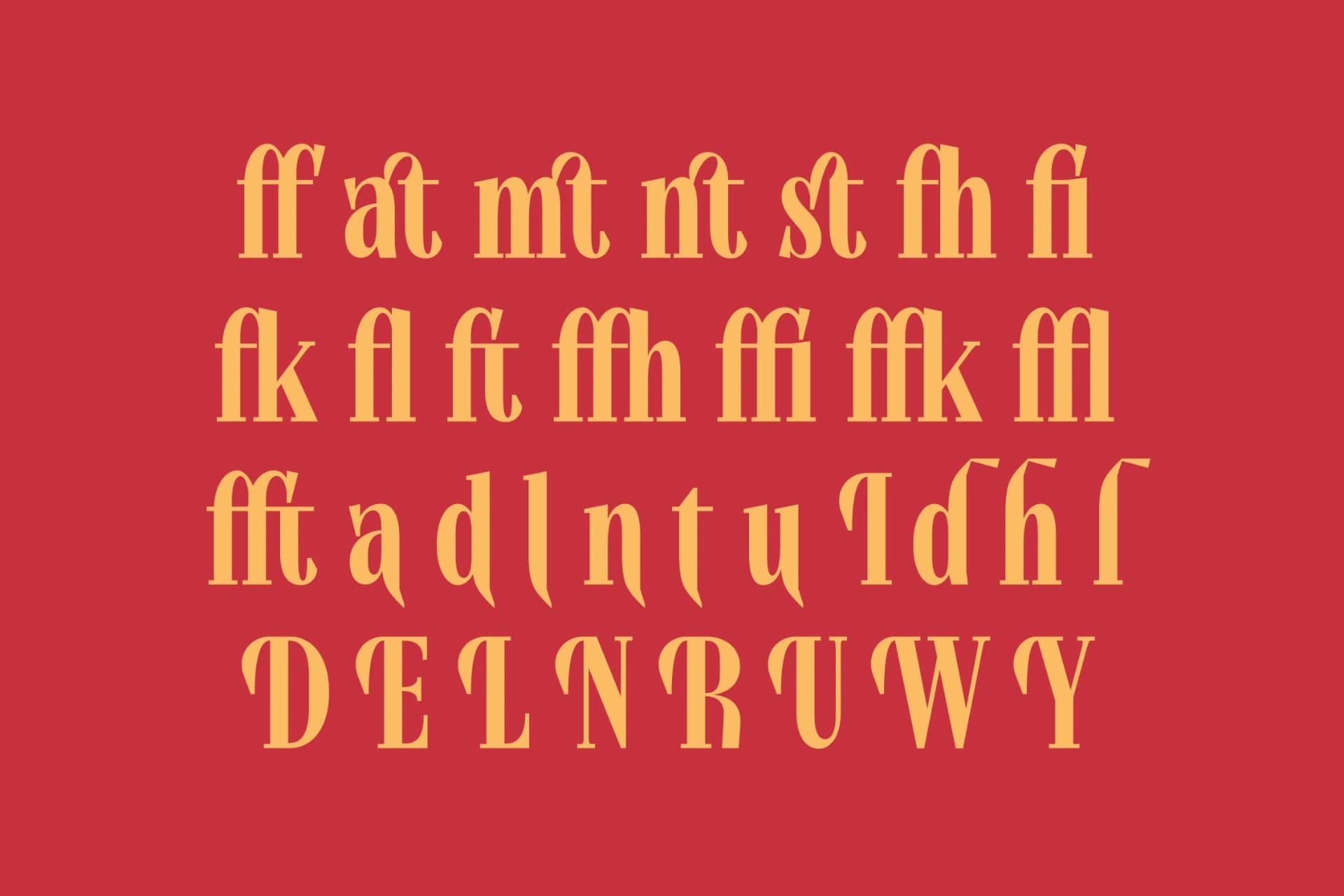 Preview 11 for Bromtiz - Vintage Serif Display Font