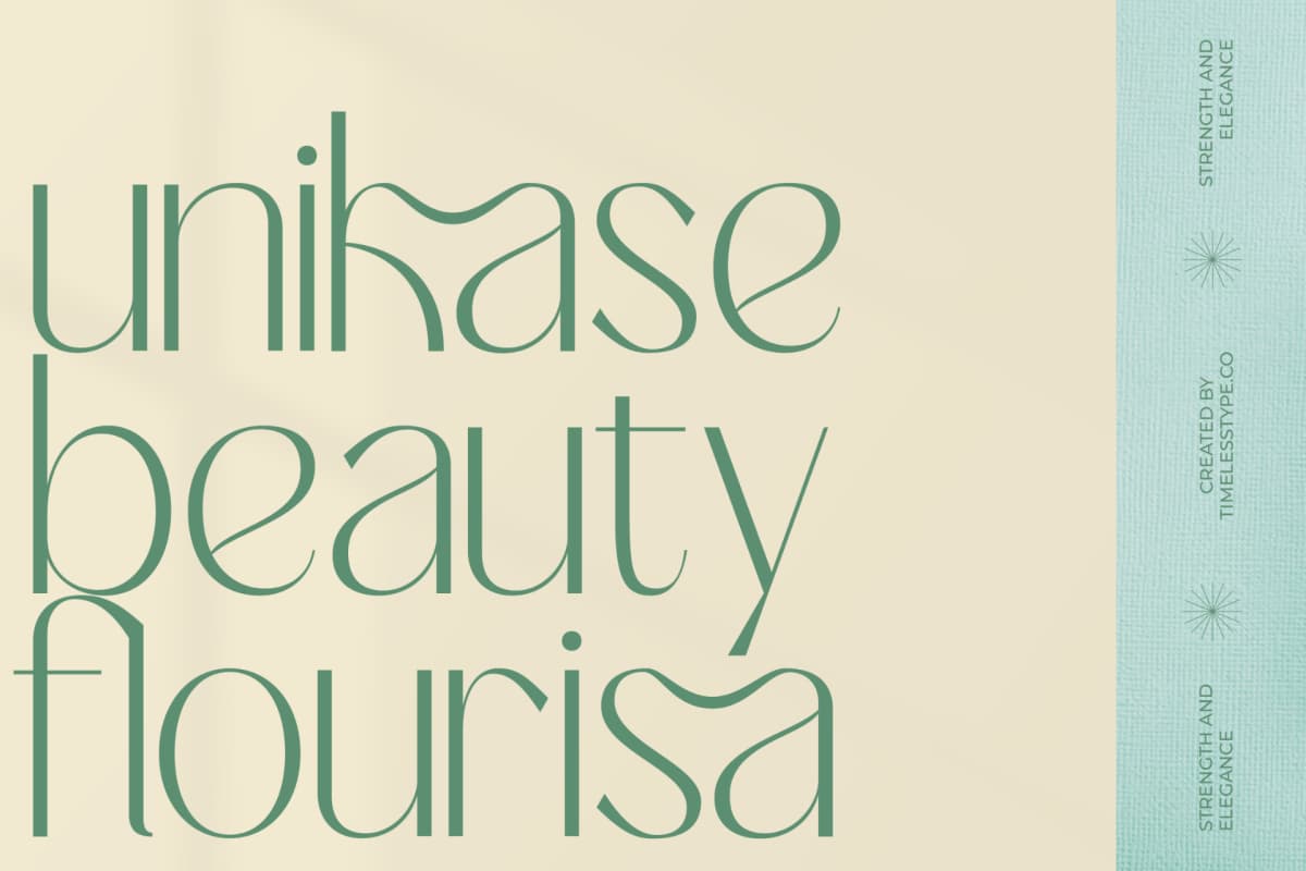Adisan Richard - Elegant Sans Serif font preview 7