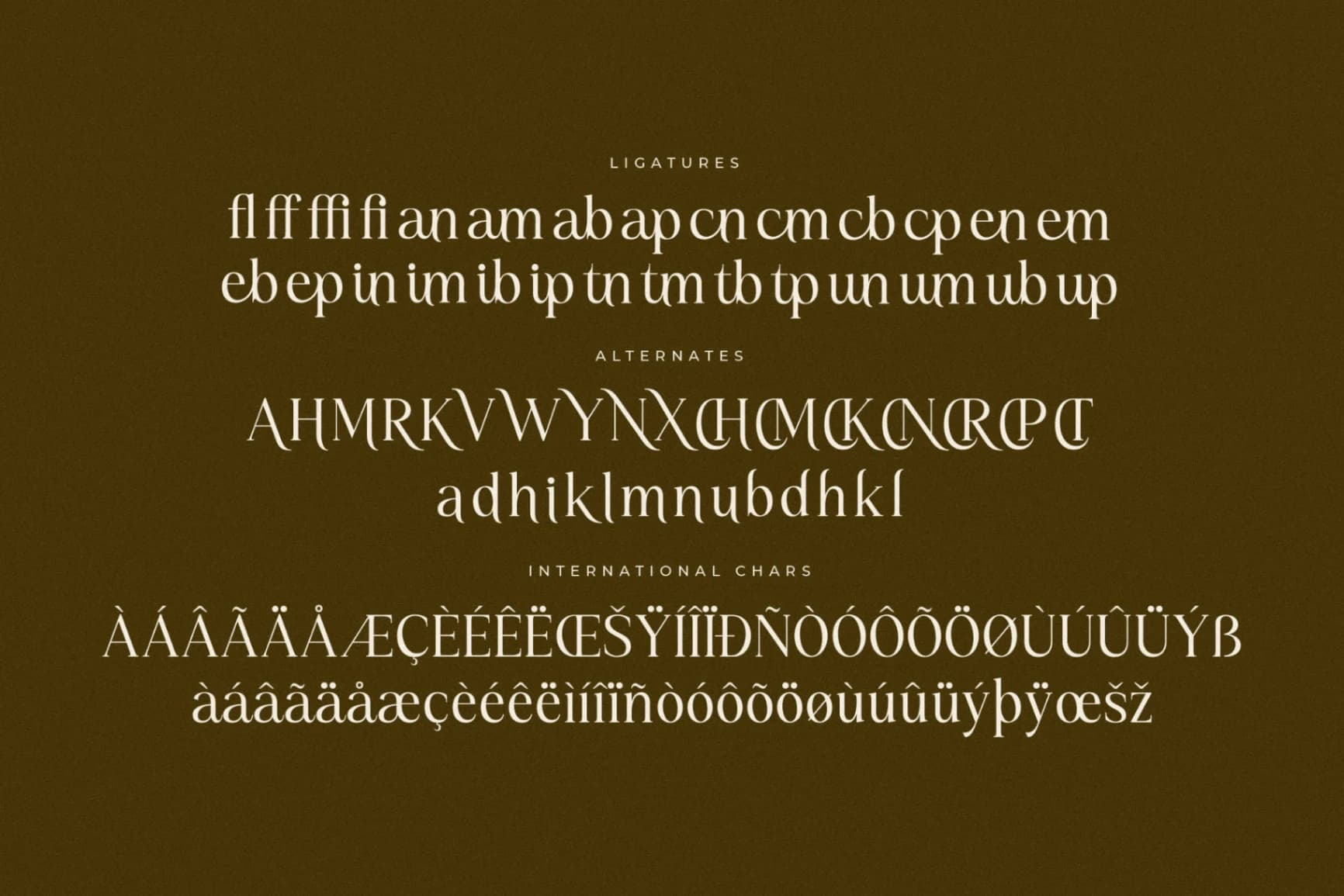 Preview 14 for Kiprhany – Modern Serif Font