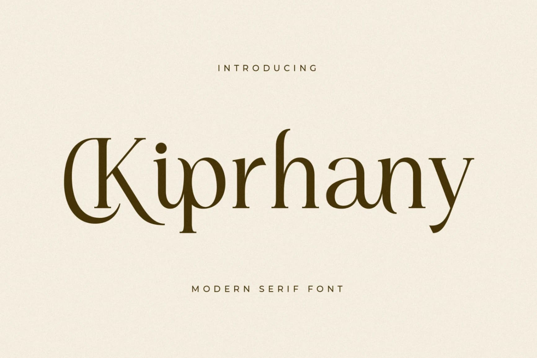 Preview of Kiprhany – Modern Serif Font font