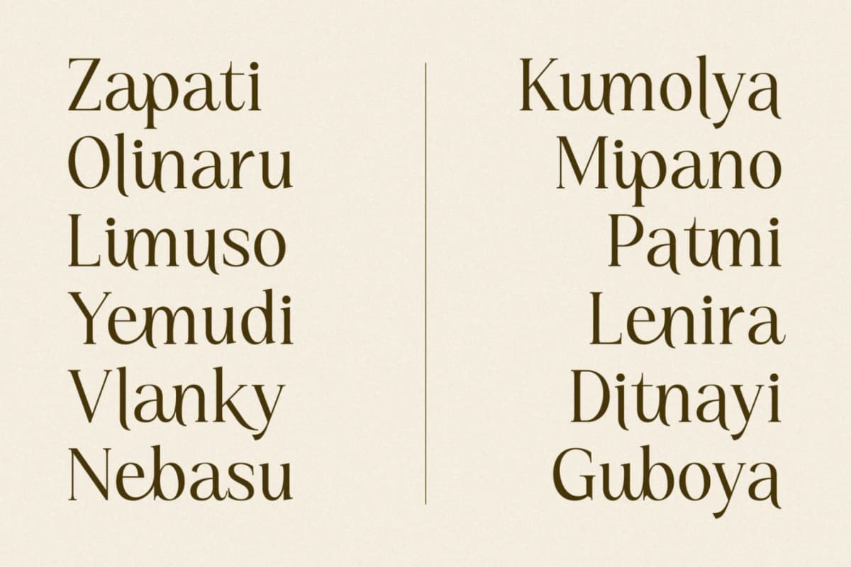 Preview 11 for Kiprhany – Modern Serif Font