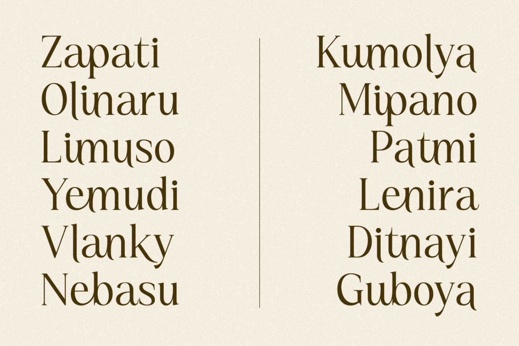 Preview 11 for Kiprhany – Modern Serif Font