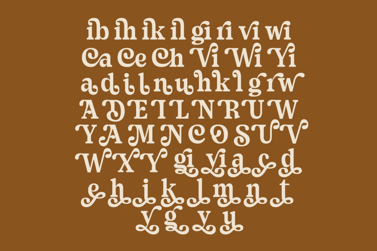 Preview 14 for Sayin Cherik - Vintage Serif Font