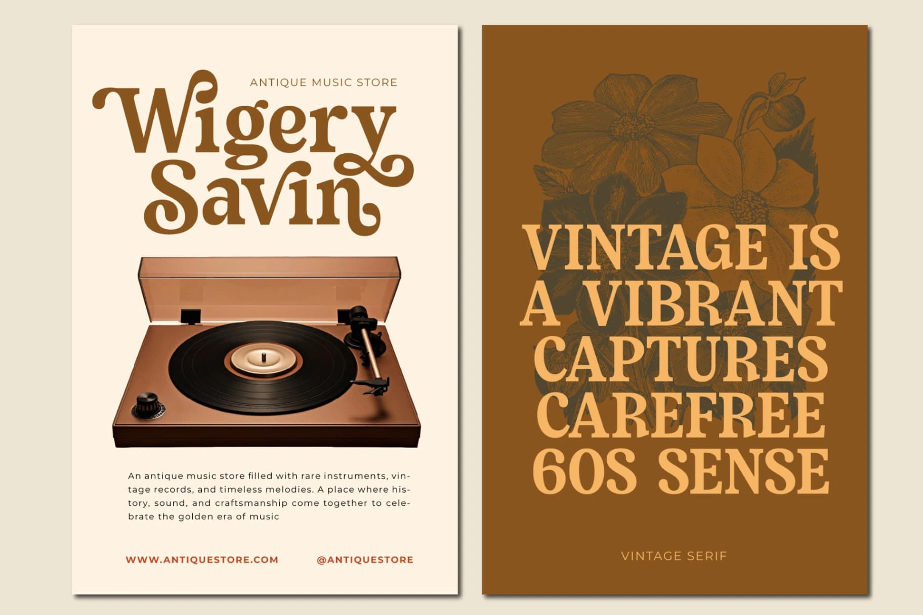 Preview 7 for Sayin Cherik - Vintage Serif Font