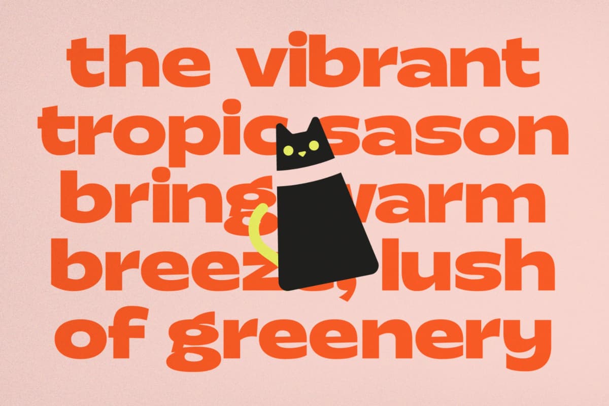 Preview 4 for Bugky Groft - Groovy Sans Serif Display Font