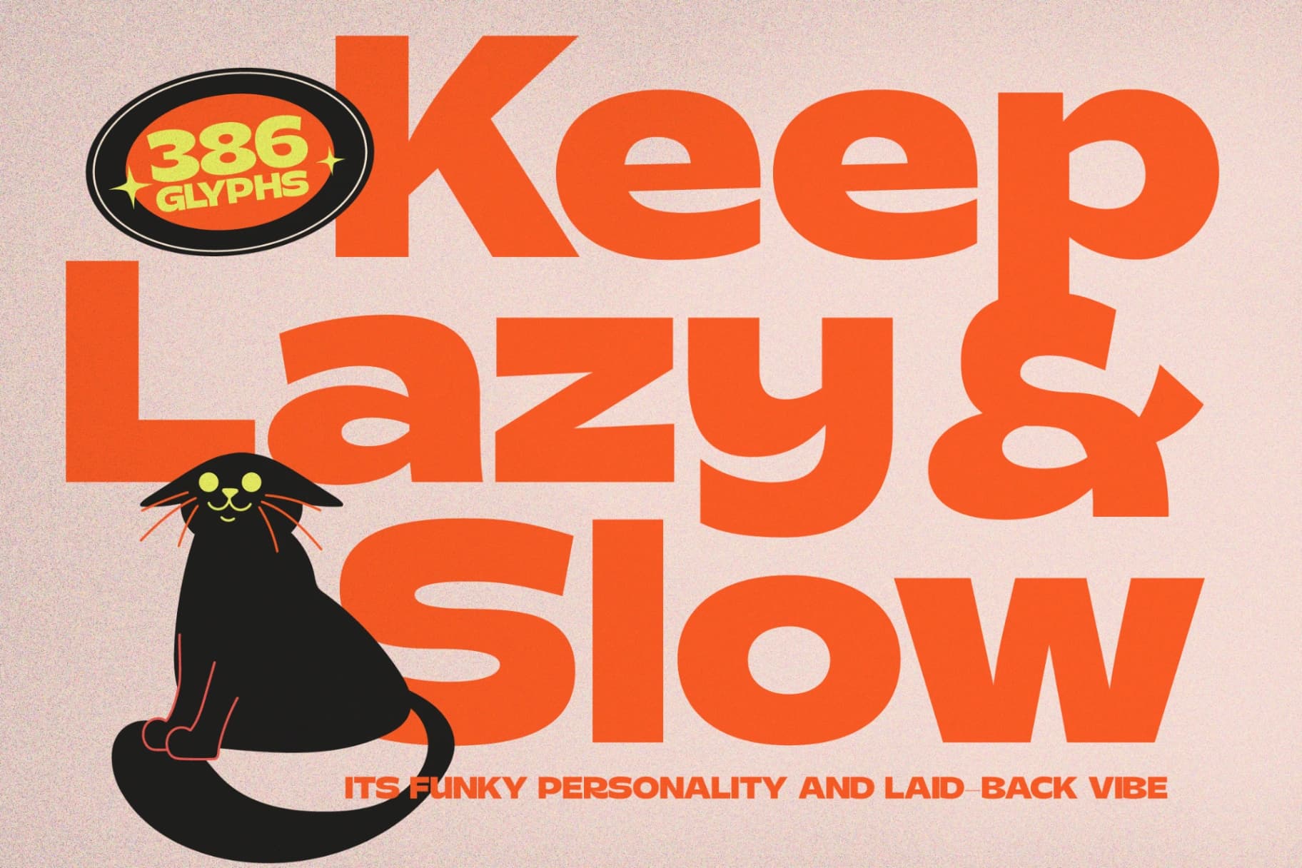 Preview 7 for Bugky Groft - Groovy Sans Serif Display Font