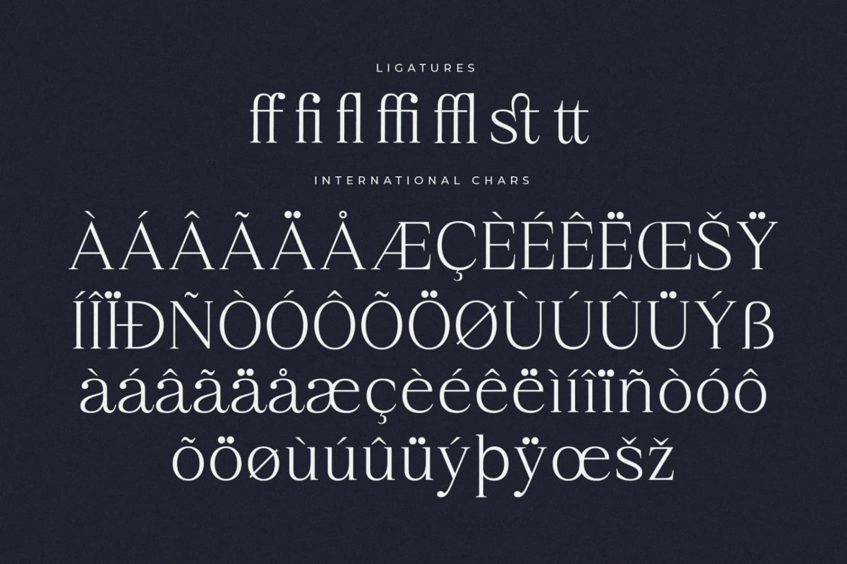 Preview 14 for Qestrafin – Modern Serif Font