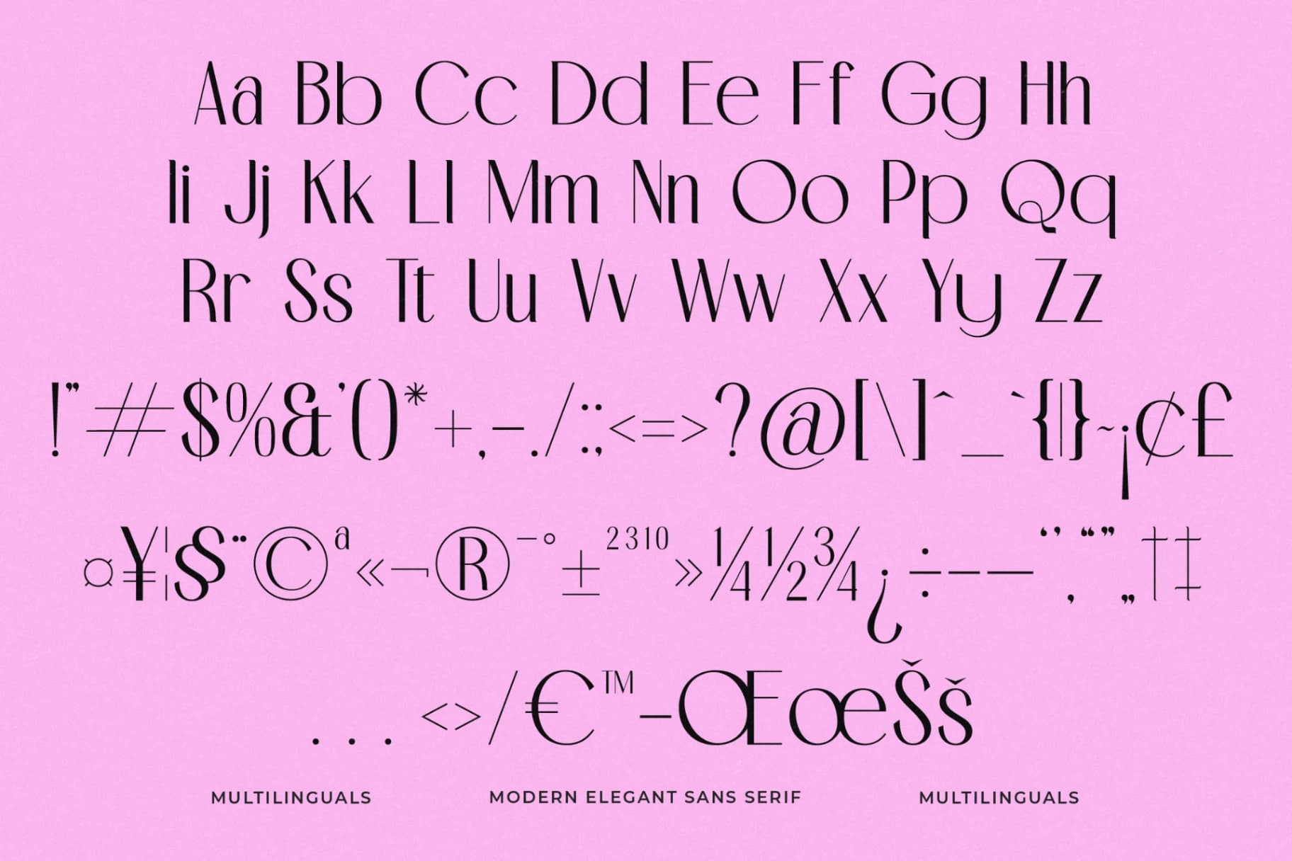 Preview 14 for Medish - Modern Elegant Sans Serif Font