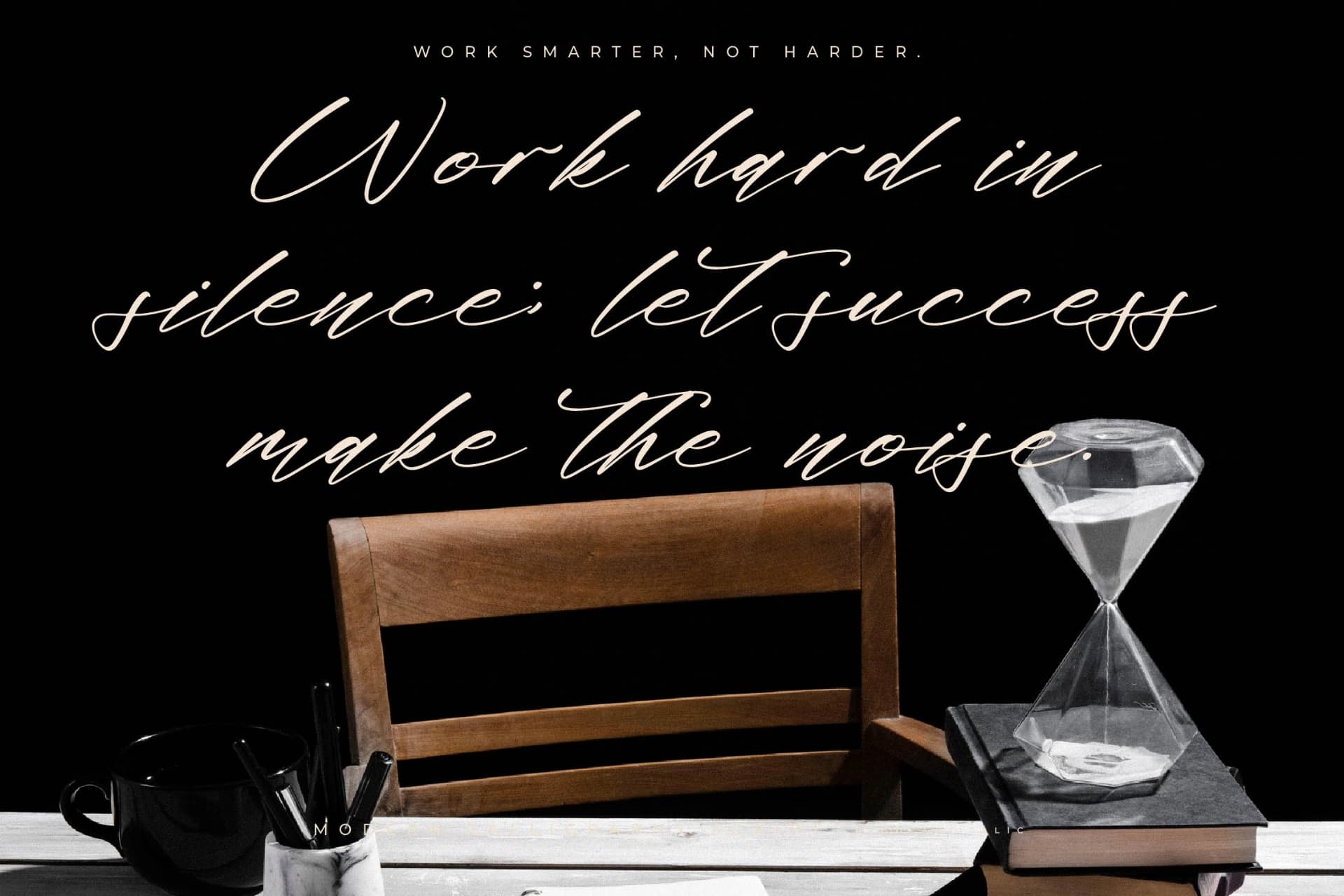 Preview 2 for Midnight Realtime – Modern Calligraphy Script