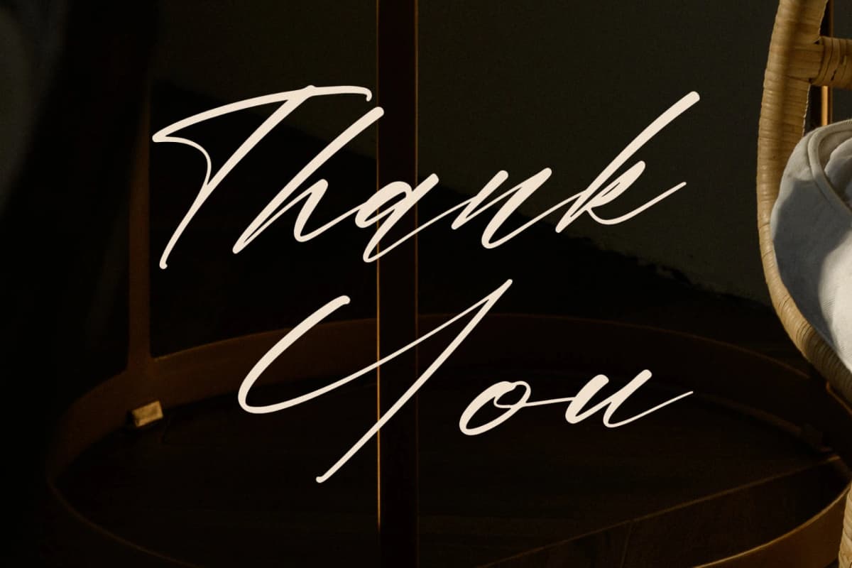 Preview 15 for Midnight Realtime – Modern Calligraphy Script