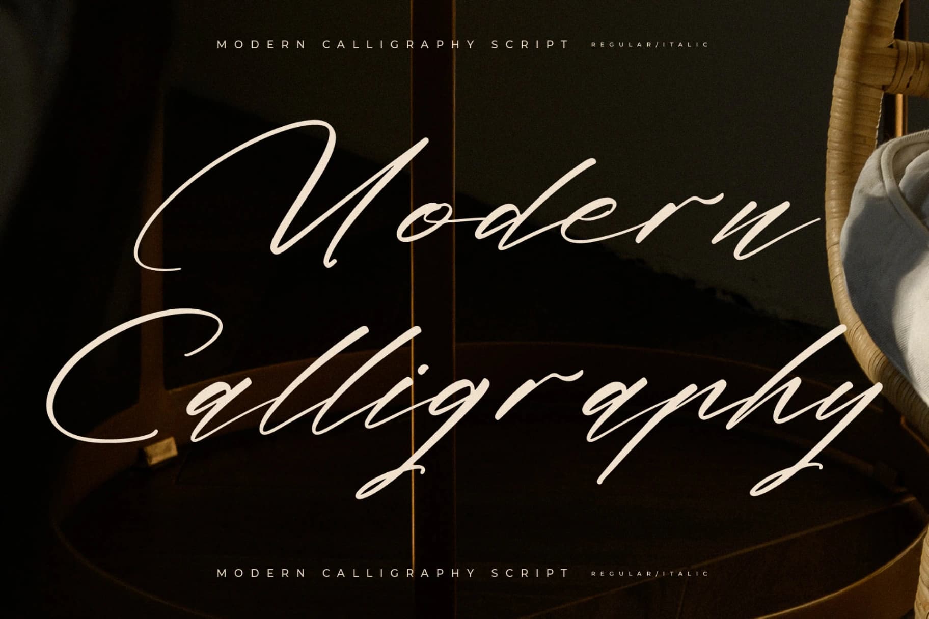 Preview 8 for Midnight Realtime – Modern Calligraphy Script