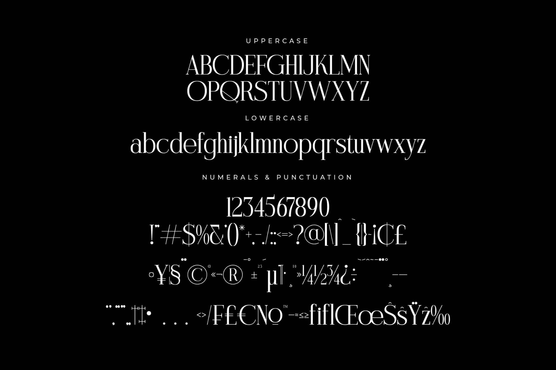 Preview 13 for Menistra – Modern Serif Font