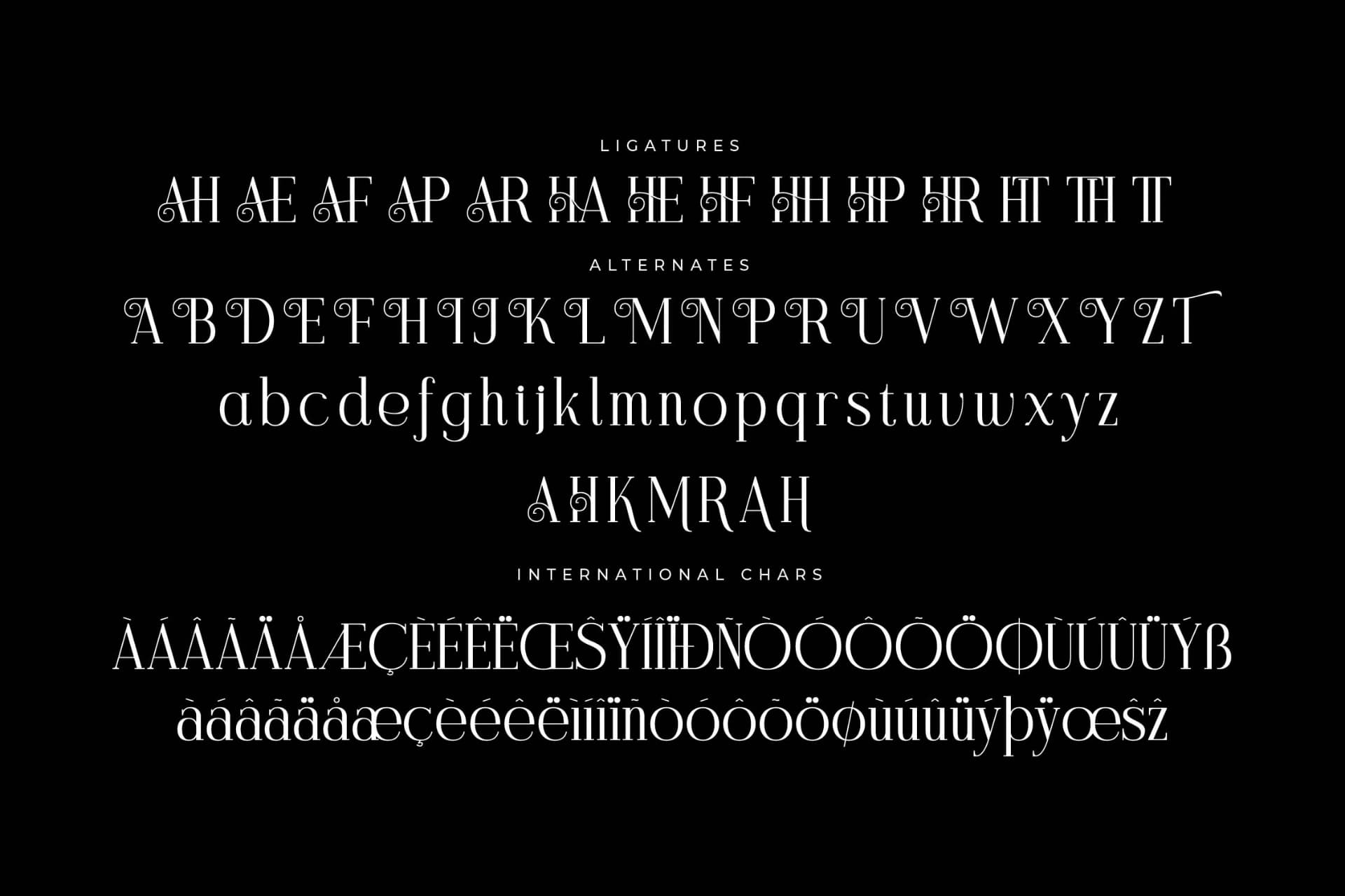 Preview 14 for Menistra – Modern Serif Font