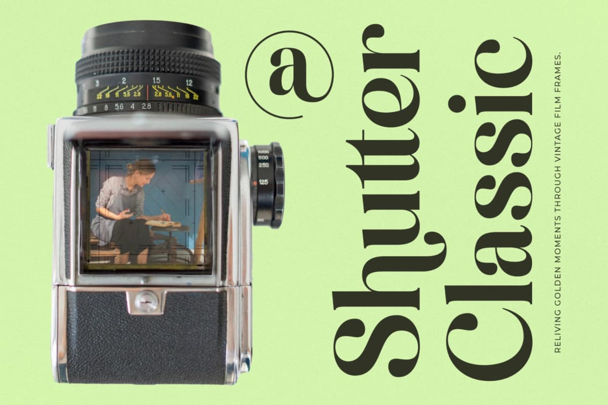 Funky Nights Vintage - Modern Alternate Serif font preview 7