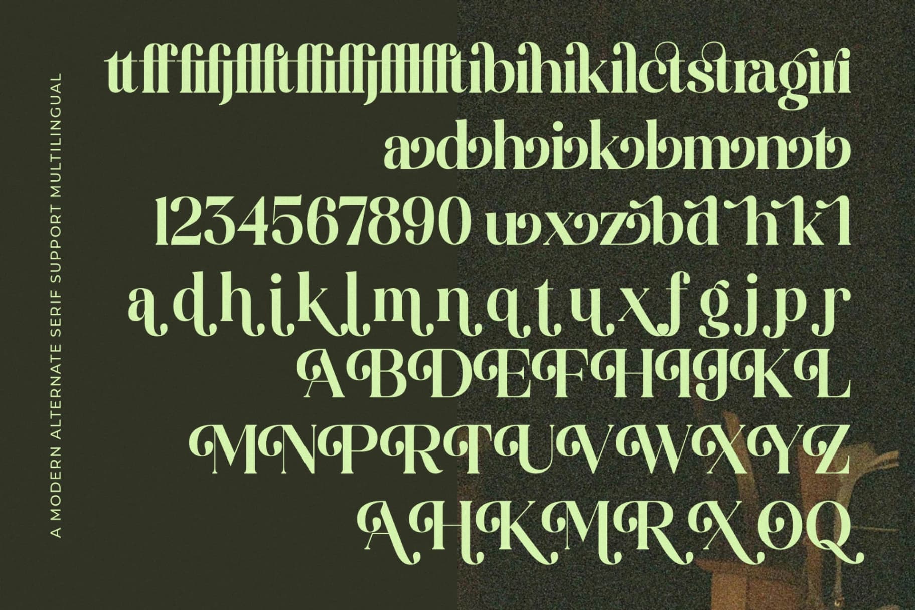 Preview 15 for Funky Nights Vintage - Modern Alternate Serif