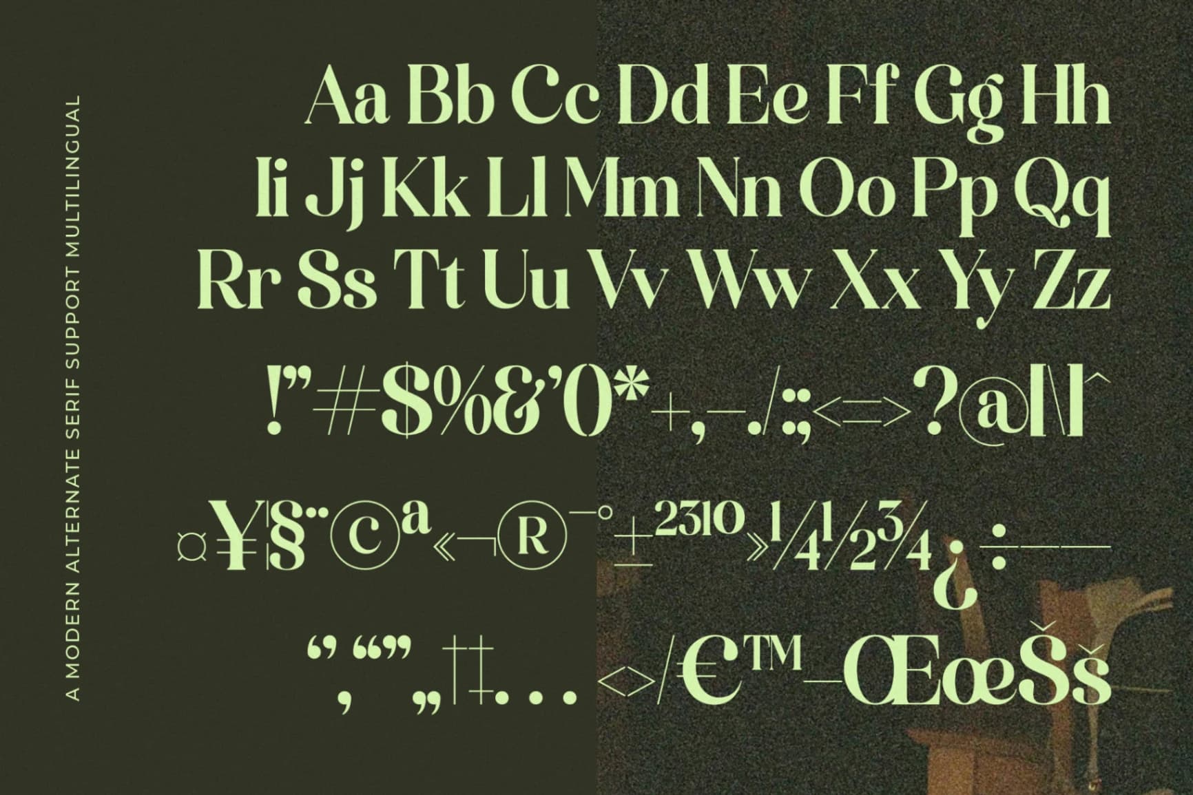Preview 14 for Funky Nights Vintage - Modern Alternate Serif