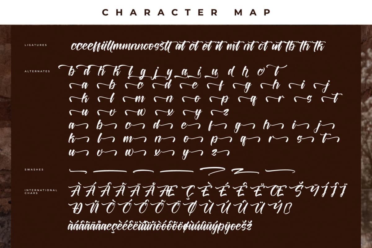 Preview 14 for Battrich Delighta – Handwritten Script Font
