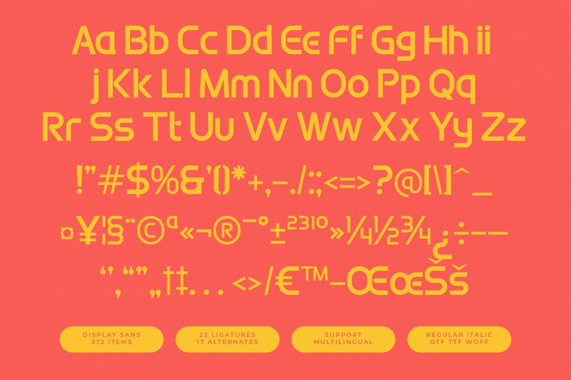 Preview 14 for Burst Merch - Display Sans Serif