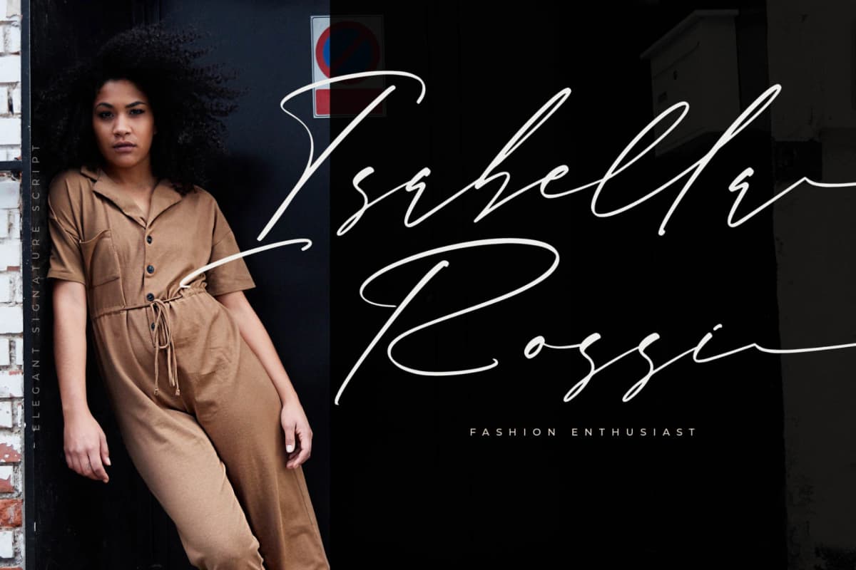 Preview 3 for Rosatlinde – Elegant Signature Script