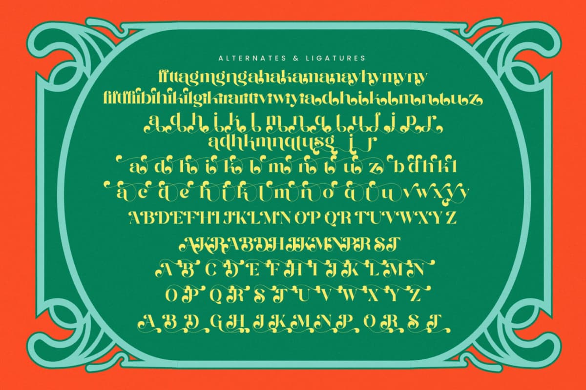 Royale Archive - Elegant Display Serif font preview 15