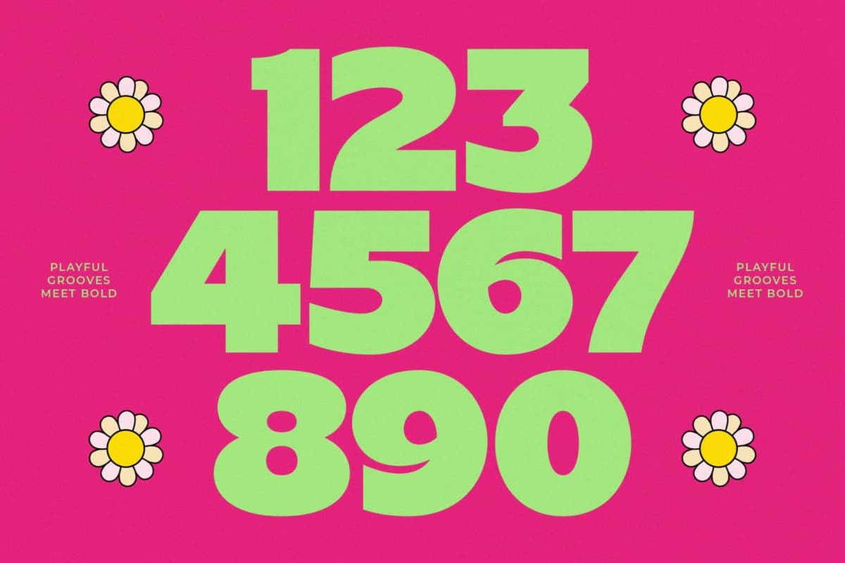 Cegha - Groovy Bold Sans Display Font font preview 14