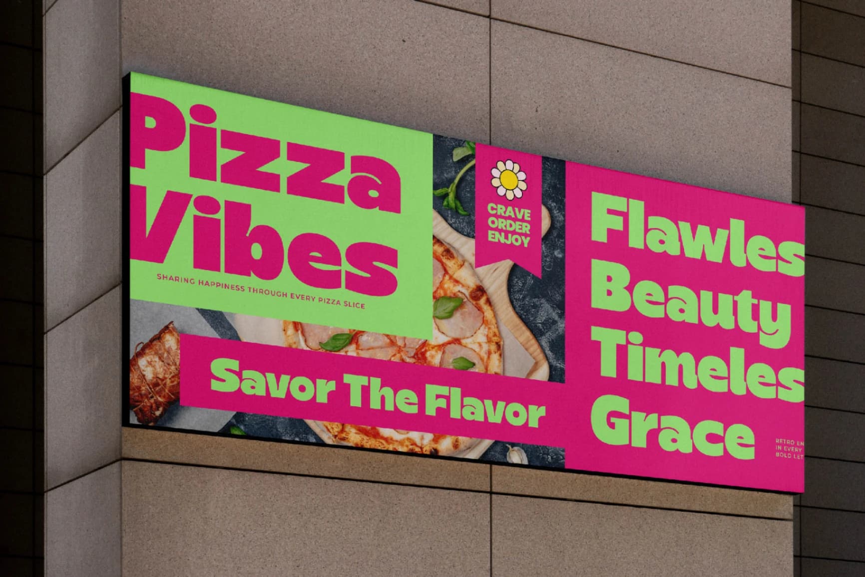 Preview 2 for Cegha - Groovy Bold Sans Display Font