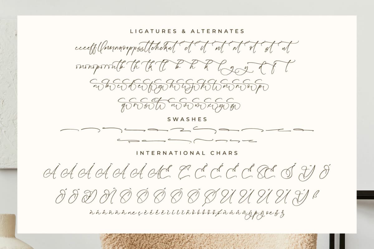 Preview 14 for Muthigold – Modern Beautiful Script