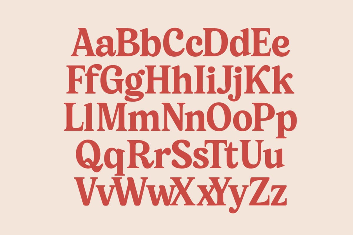 Preview 9 for Klaten Yuforia - Modern Bold Serif Font