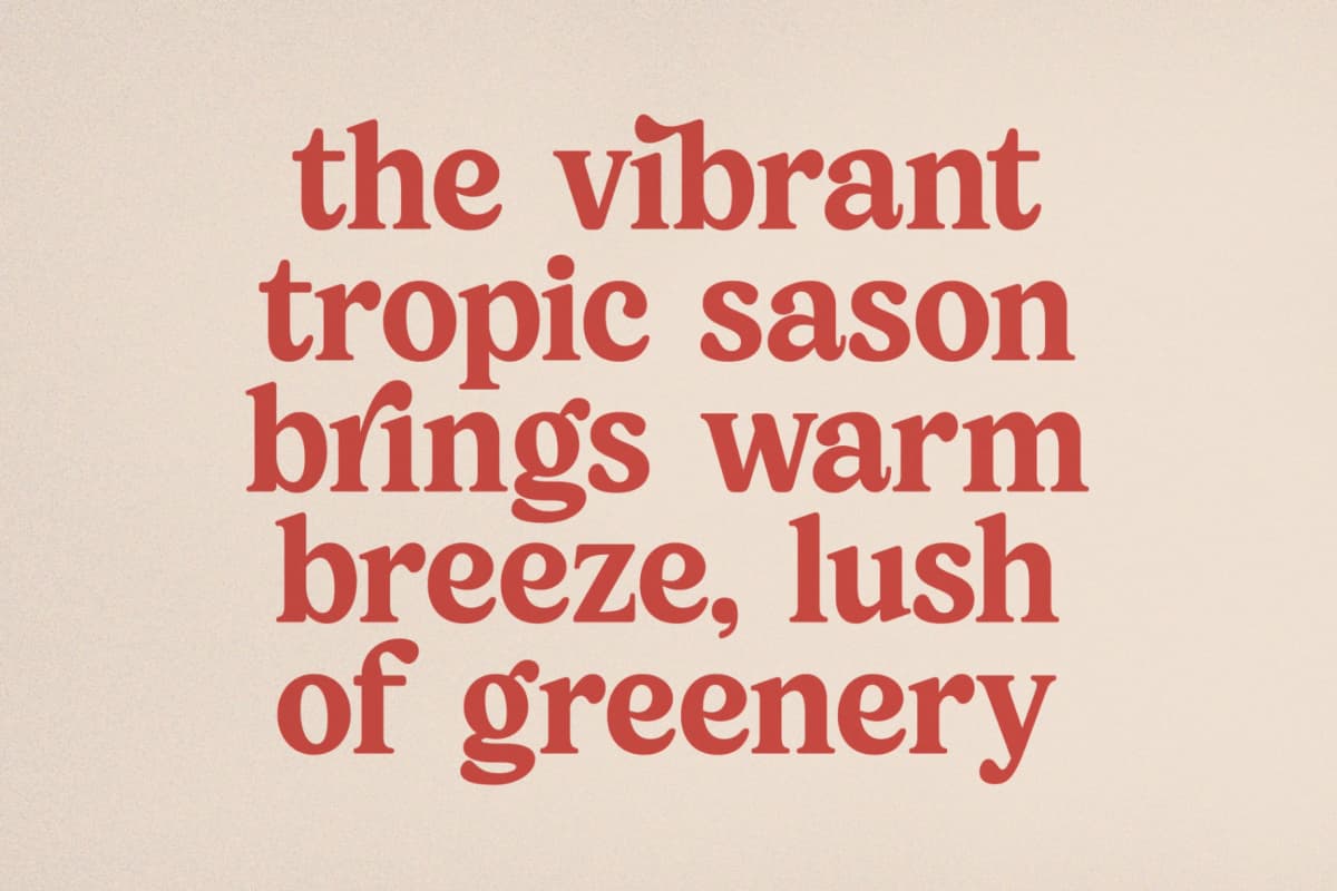 Preview 3 for Klaten Yuforia - Modern Bold Serif Font