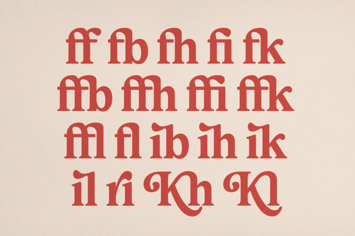 Preview 11 for Klaten Yuforia - Modern Bold Serif Font