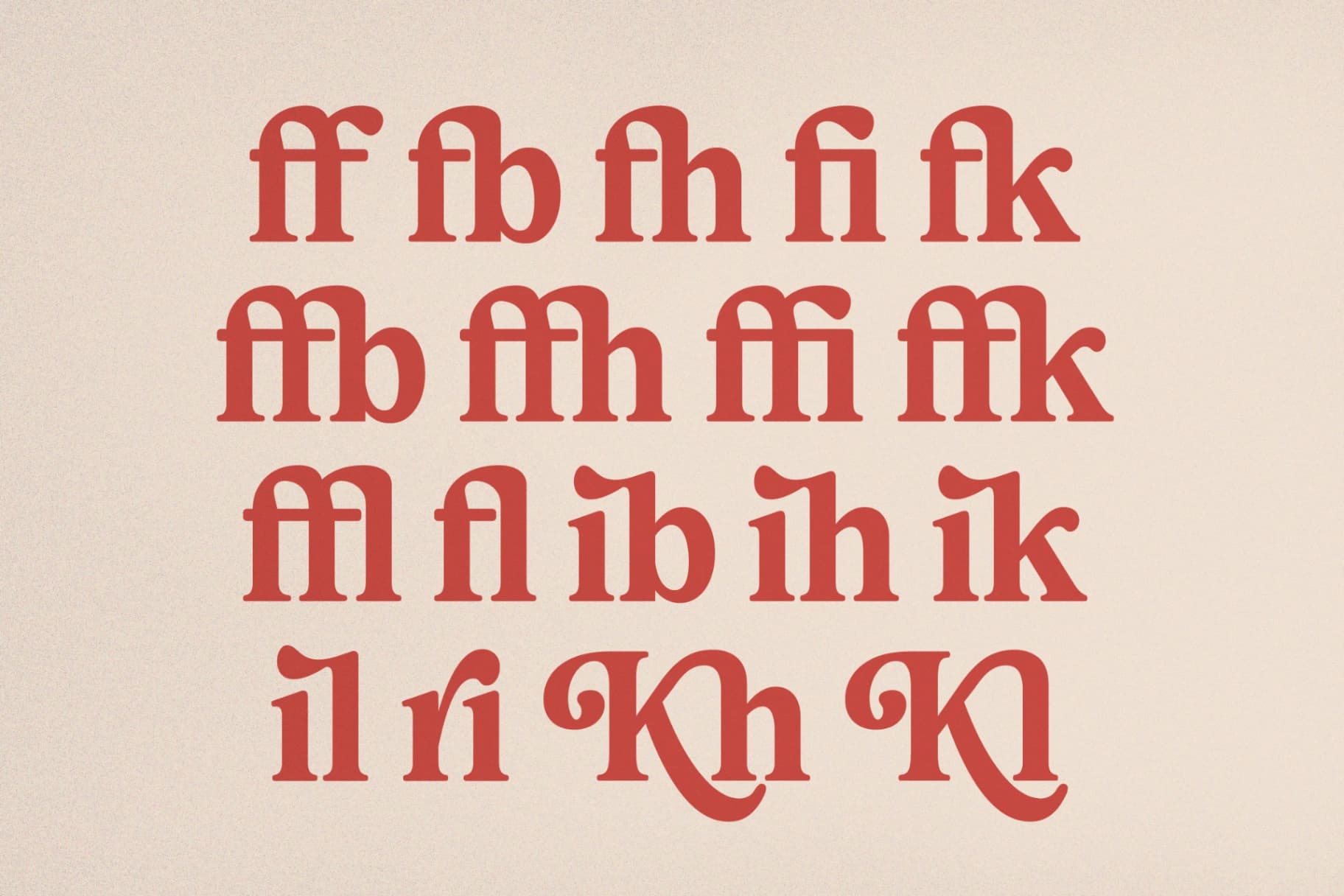 Preview 11 for Klaten Yuforia - Modern Bold Serif Font