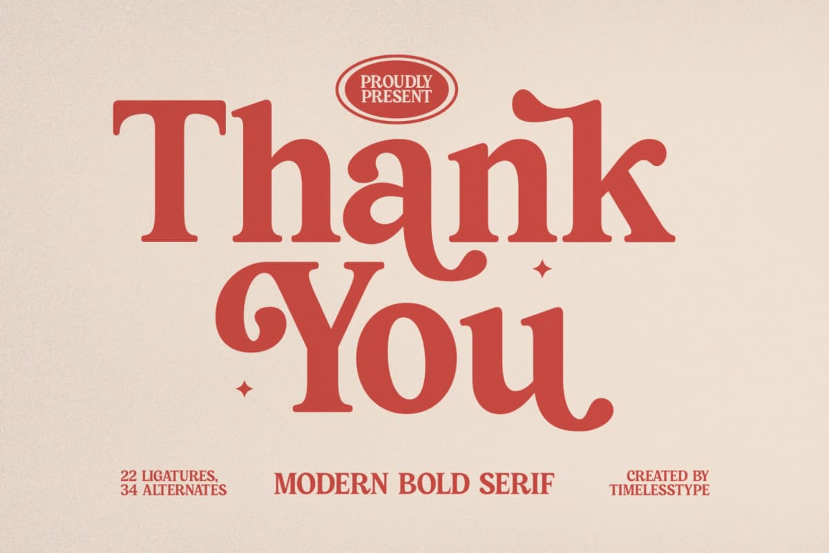 Preview 15 for Klaten Yuforia - Modern Bold Serif Font