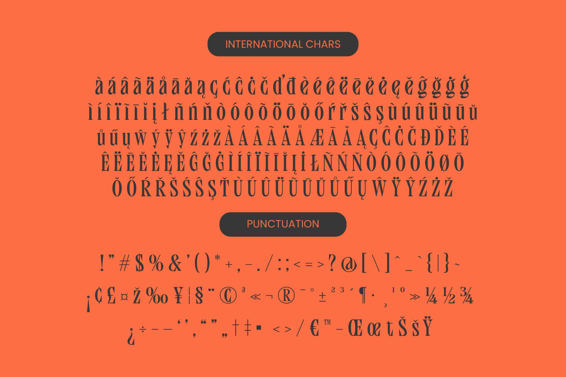Preview 14 for Qandera - Modern Display Serif Font
