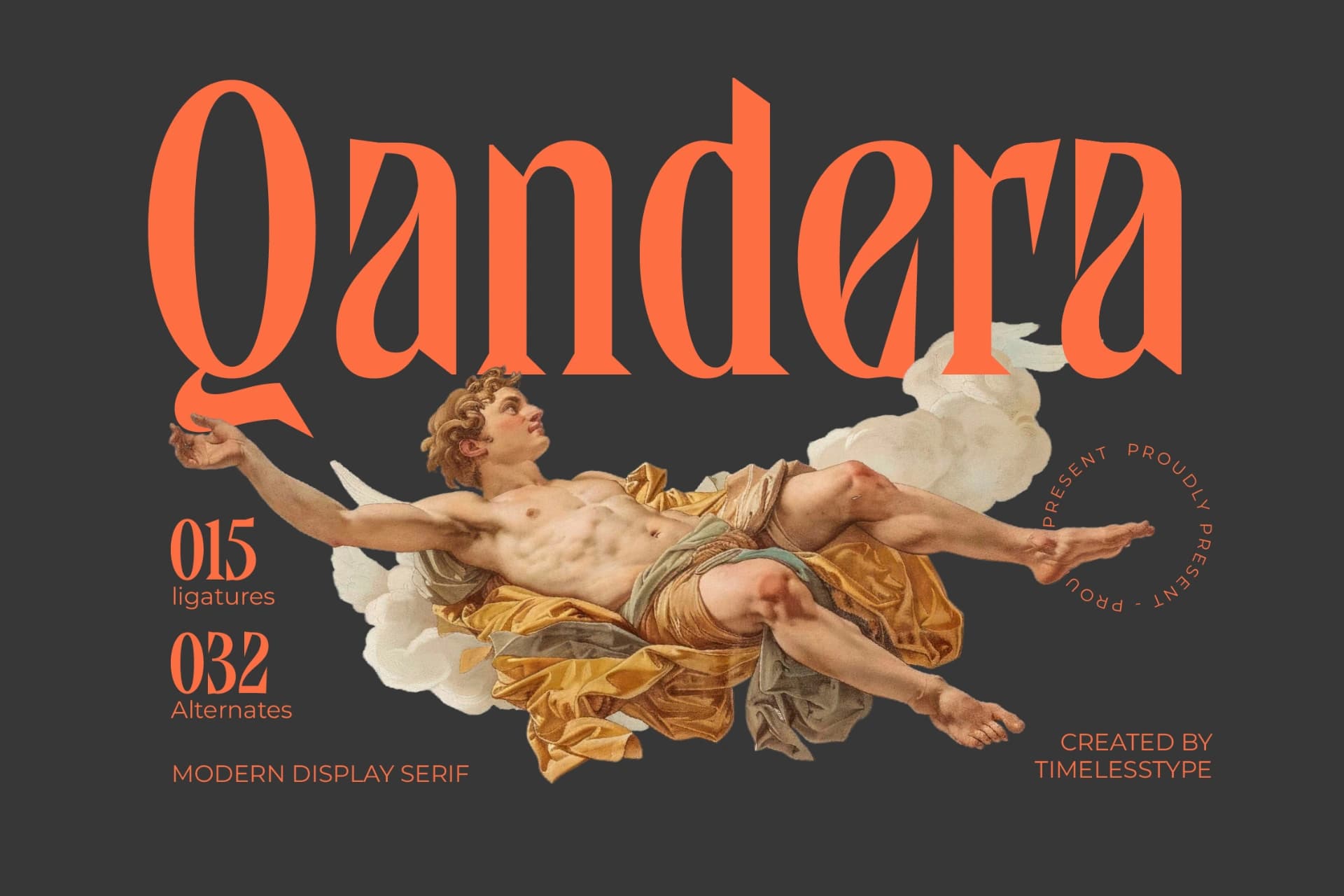 Preview 1 for Qandera - Modern Display Serif Font