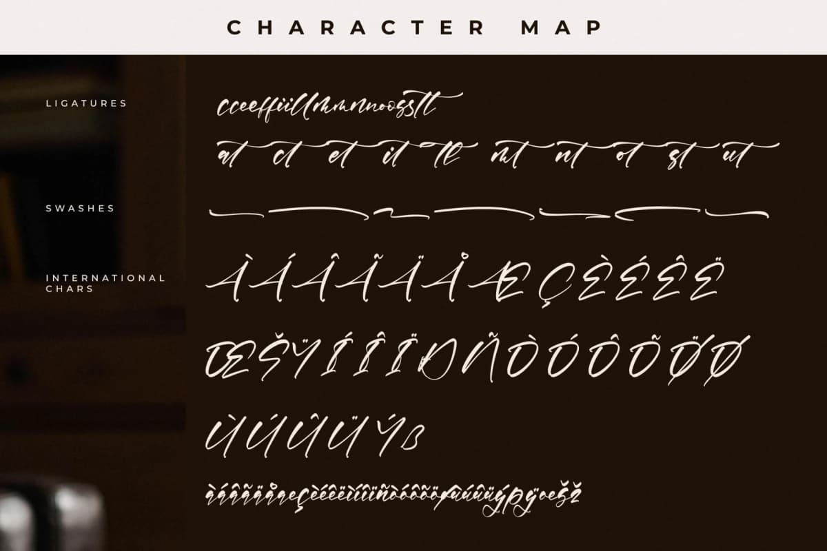 Preview 14 for Rosetwood Adorattion – Modern Calligraphy Script