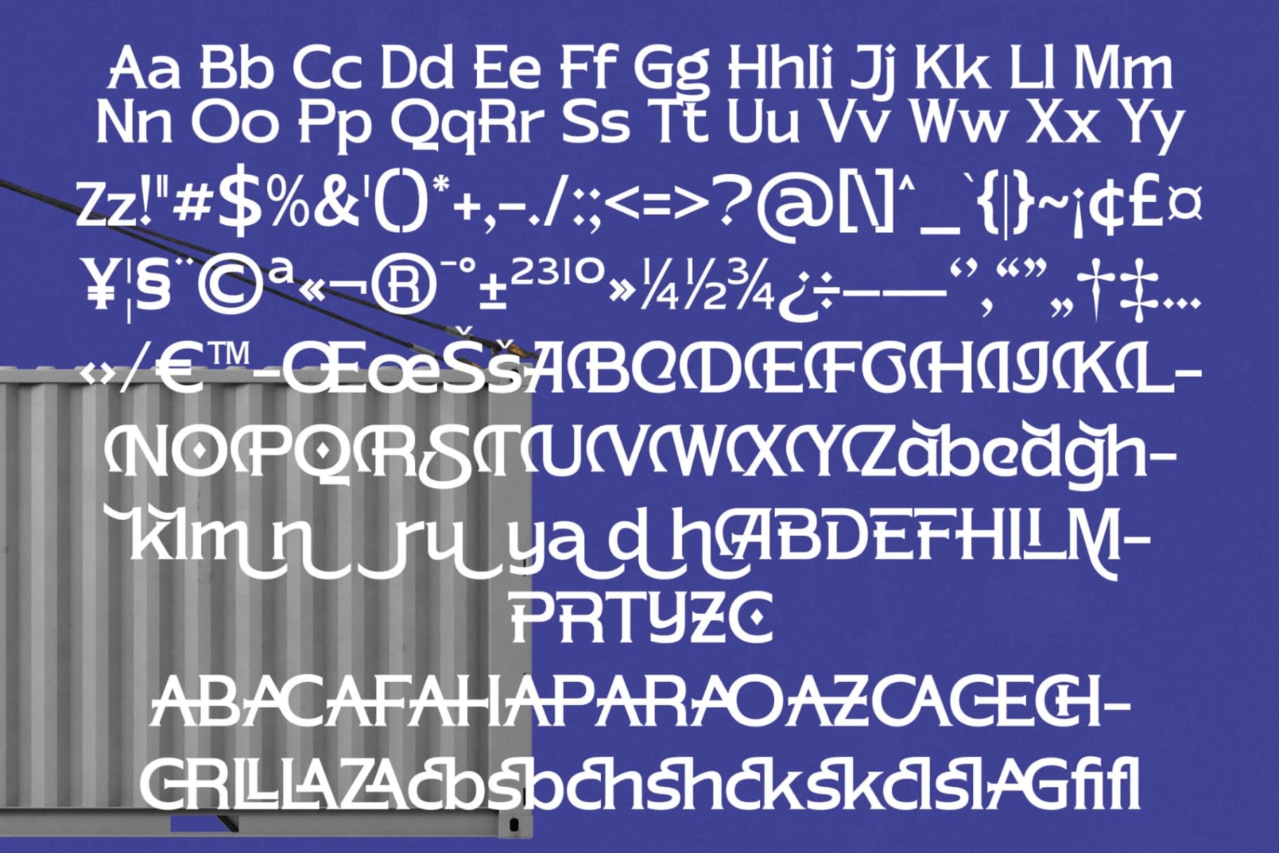 Preview 19 for Manork Calme - Modern Display Font