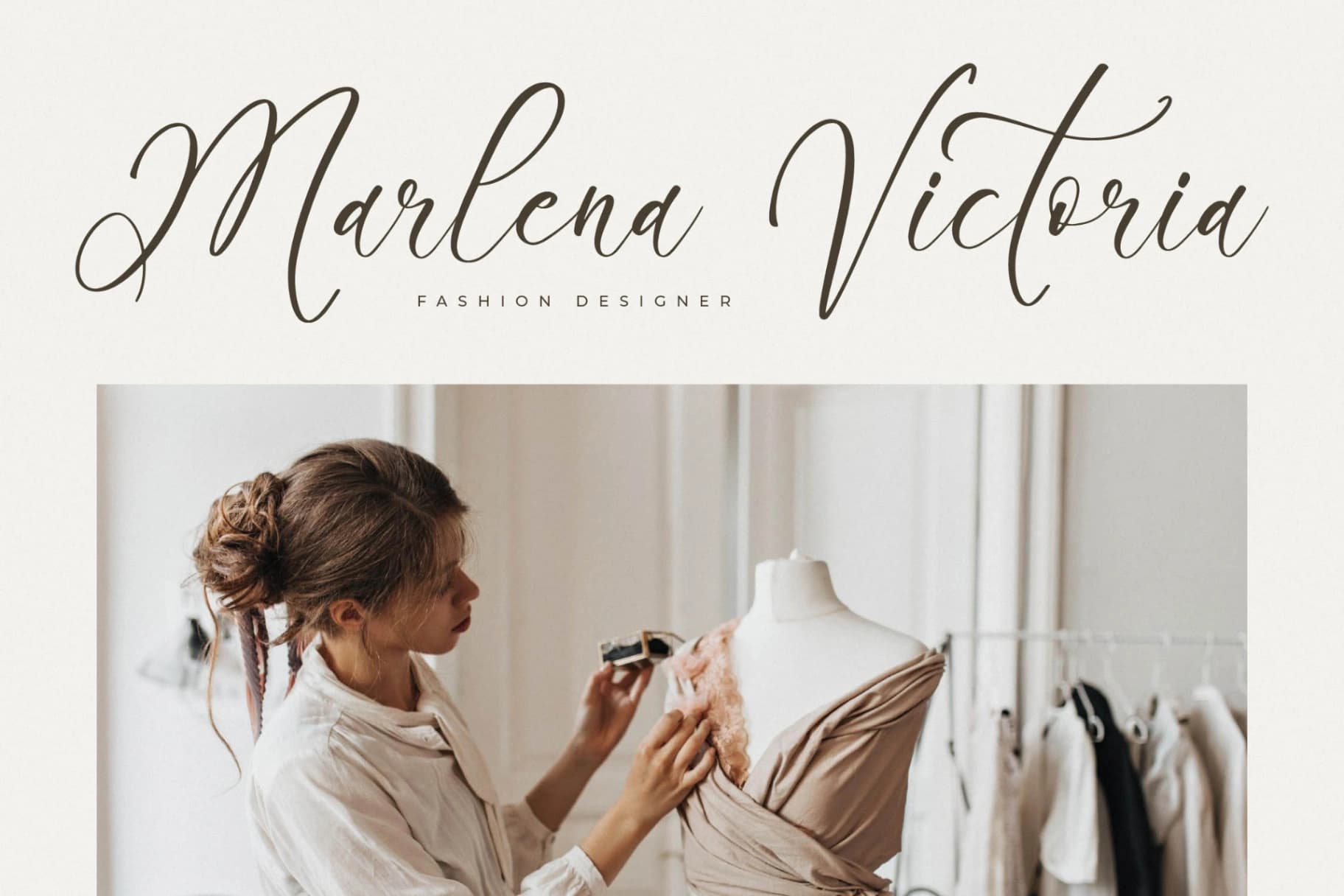 Preview 10 for Boutiquen Serahpine – Modern Calligraphy Font