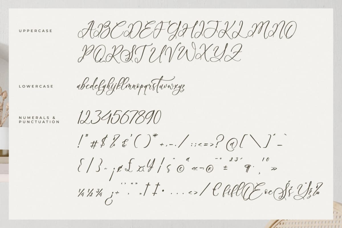 Boutiquen Serahpine – Modern Calligraphy Font font preview 13