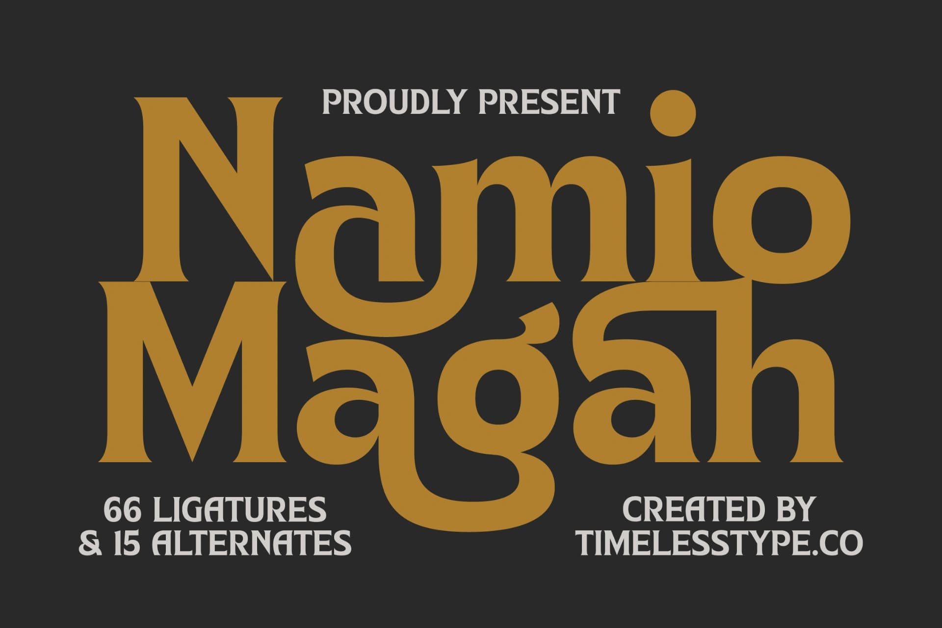 Preview 1 for Namio Magah - Modern Display Serif