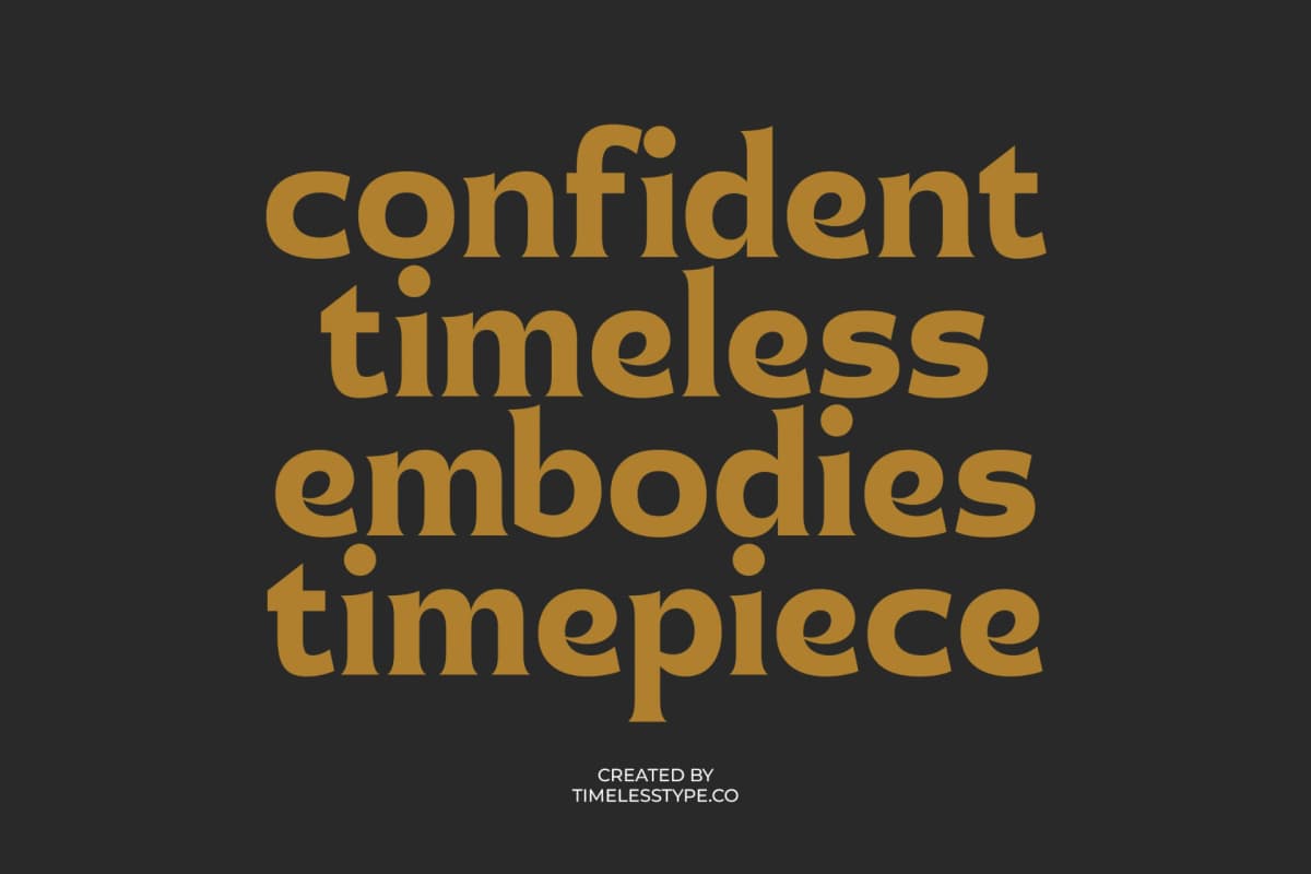 Namio Magah - Modern Display Serif font preview 7