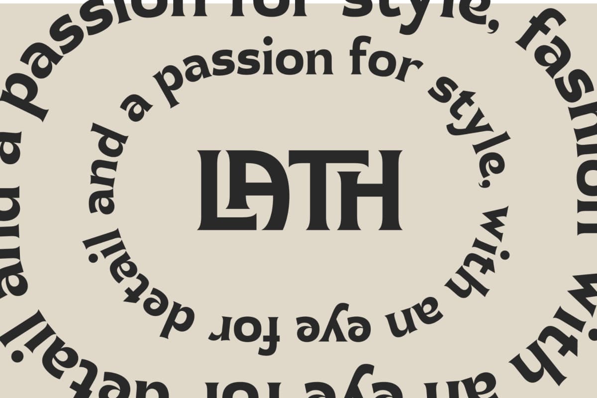 Namio Magah - Modern Display Serif font preview 12