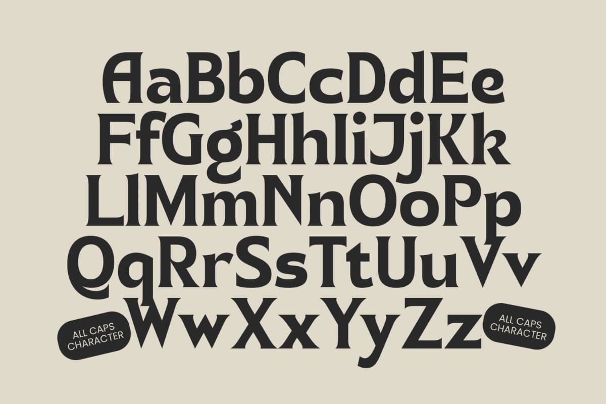 Namio Magah - Modern Display Serif font preview 16