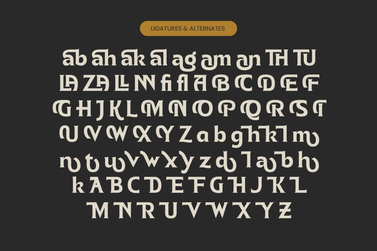 Namio Magah - Modern Display Serif font preview 18