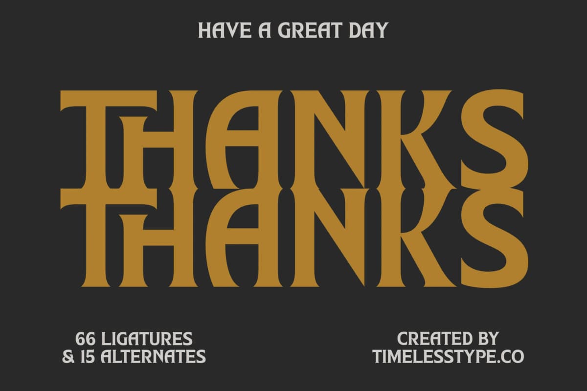 Namio Magah - Modern Display Serif font preview 20