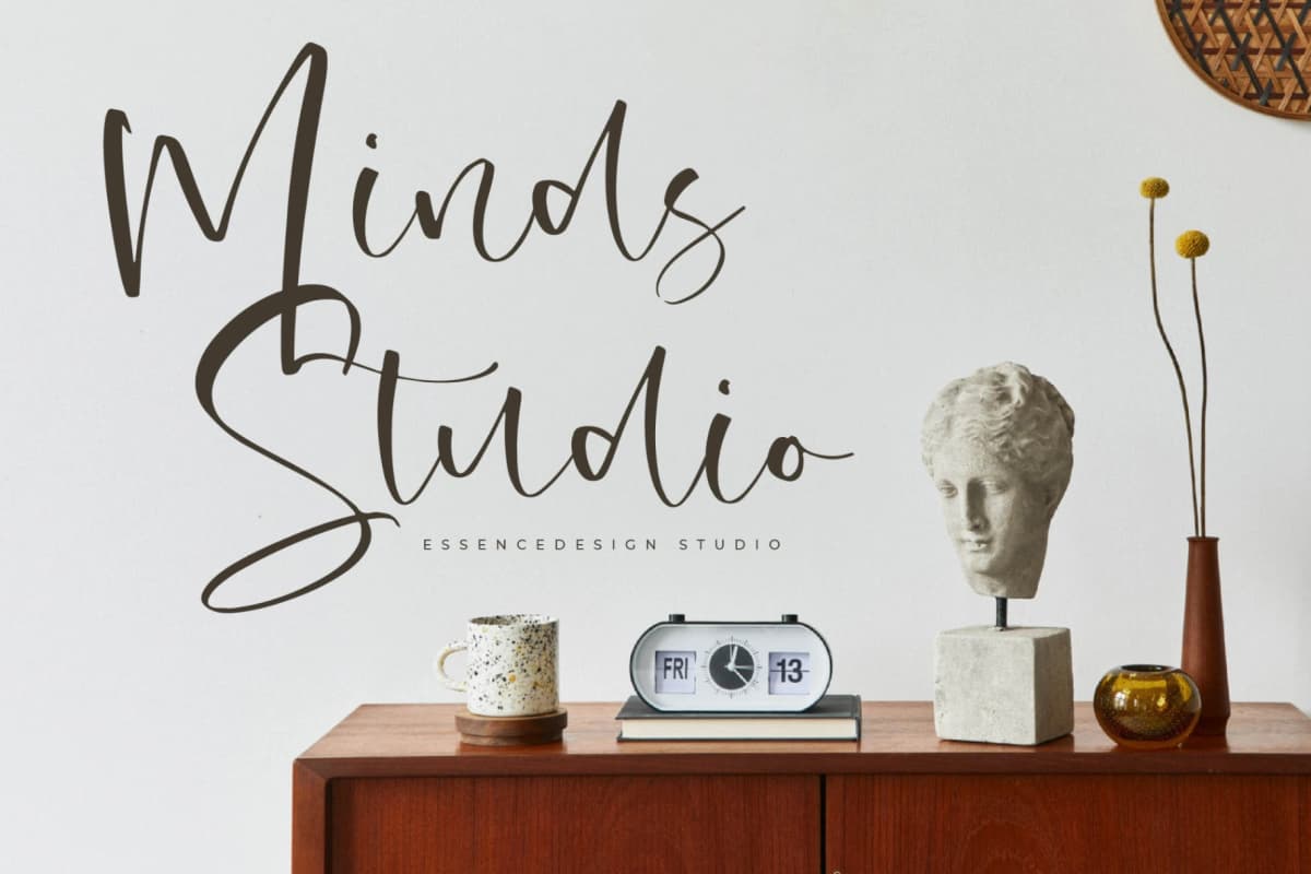 Preview 4 for Kamikase – Modern Handwritten Font
