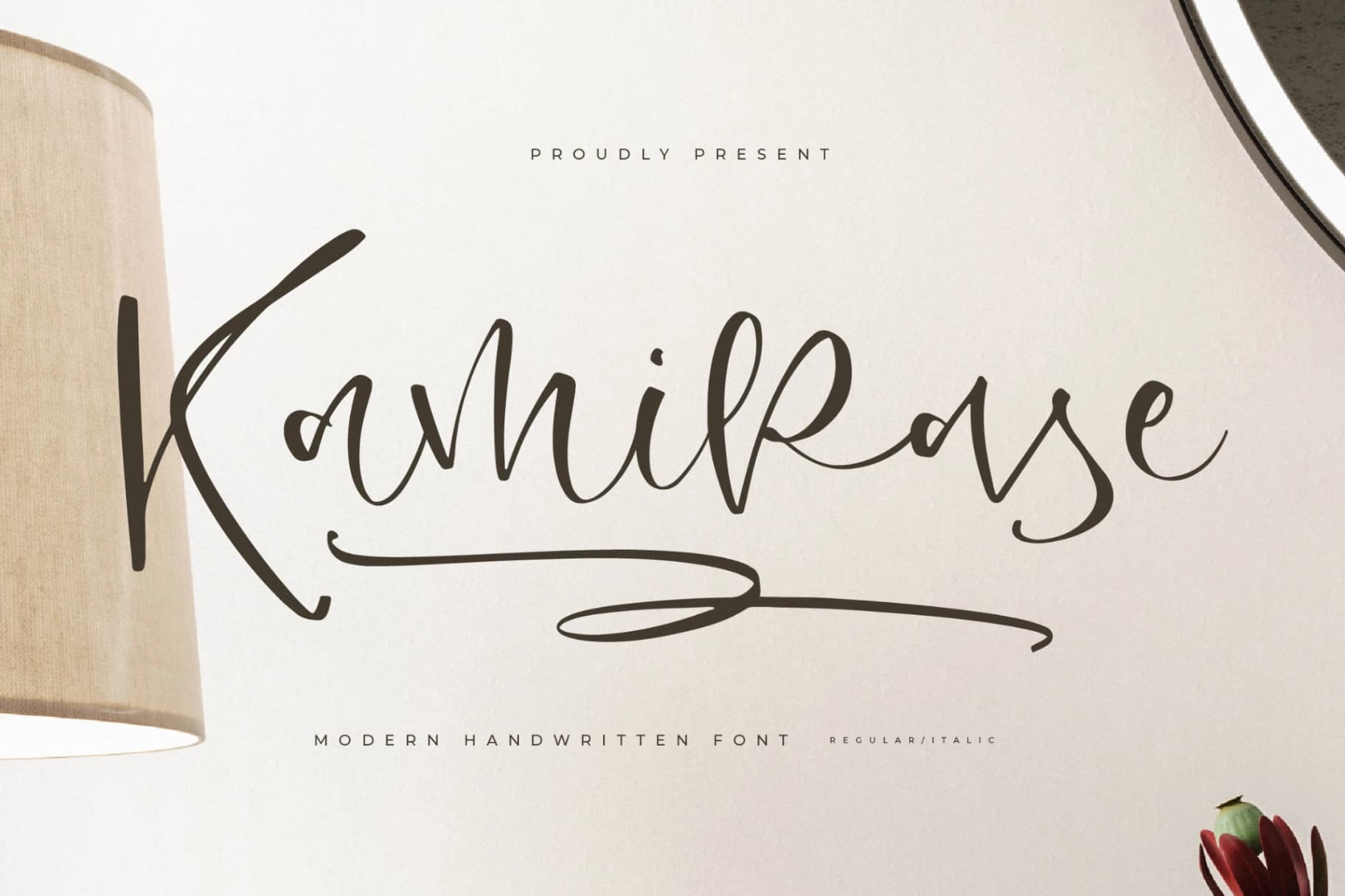 Preview 1 for Kamikase – Modern Handwritten Font